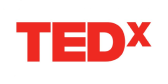 TEDx conference event official red and black logo.