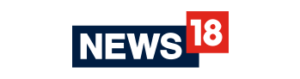 News18 media channel official logo image.
